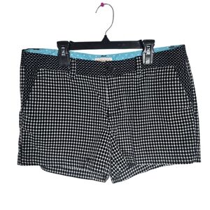 Merona Size 8 Black and White Shorts